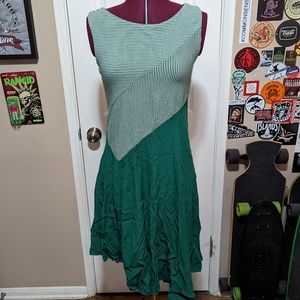 Maeve asymmetrical swing dress